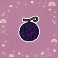 Patch Brodrie: Gomu Gomu no Mi Fruit One Piece 🟣🌀