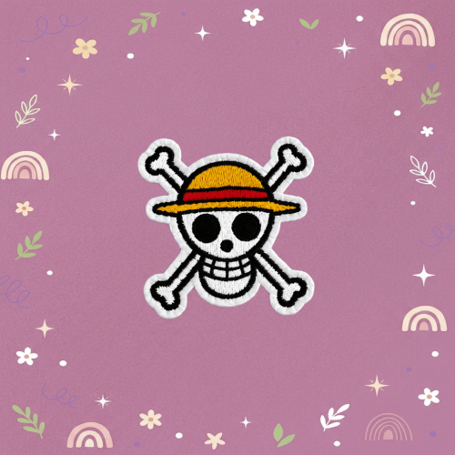 Patch Brodrie: Lofi Skull One Piece ☠️🏴‍☠️