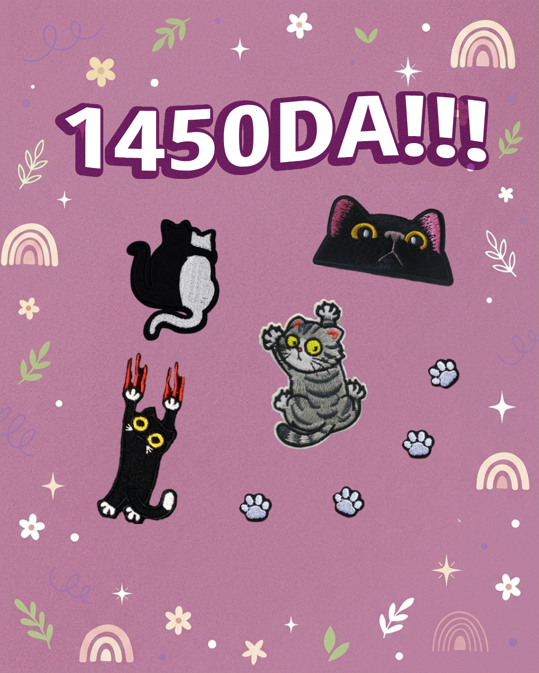 Patch Brodrie Cats Pack