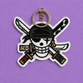 🏴‍☠️🔑حامل مفاتيح بتصميم جمجمة زورو